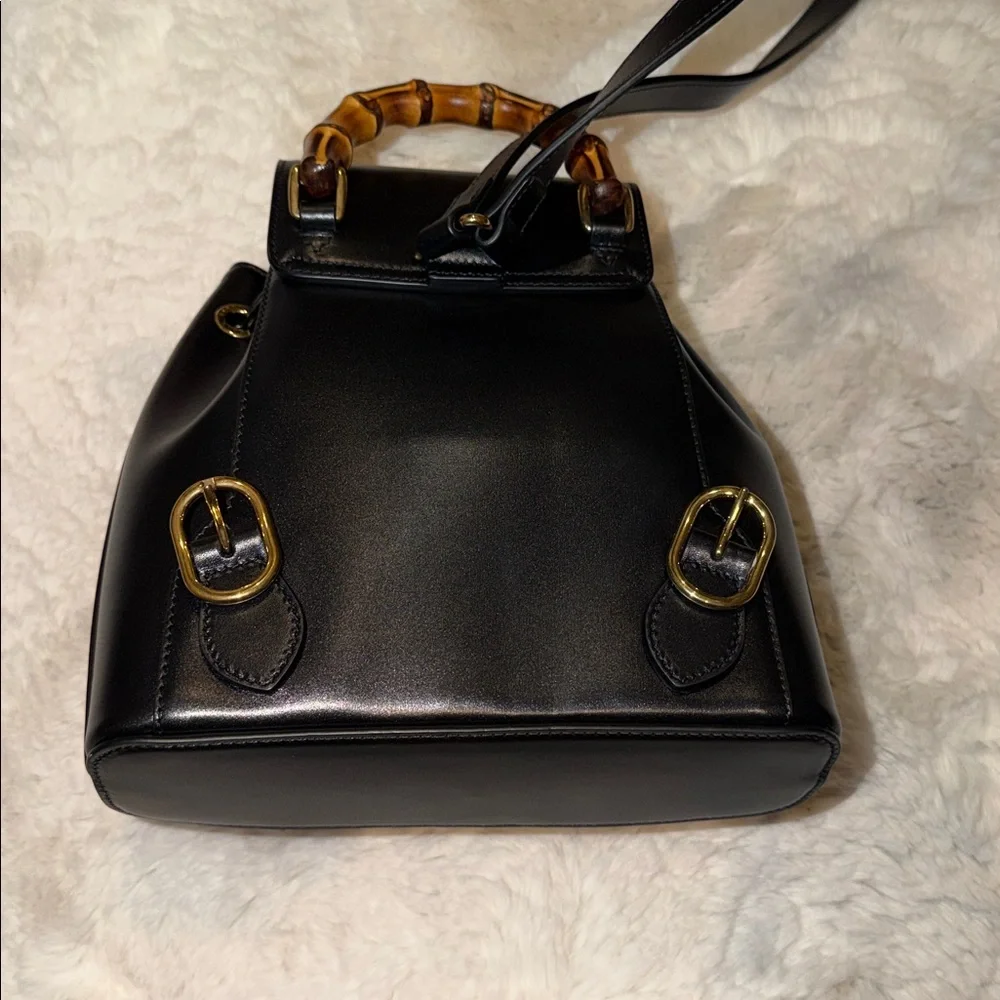 Gucci Bamboo Backpack Leather Small